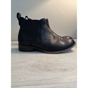 Frye Pippa Chelsea Boots Womens Size 6.5 Black Leather Ankle Slip On